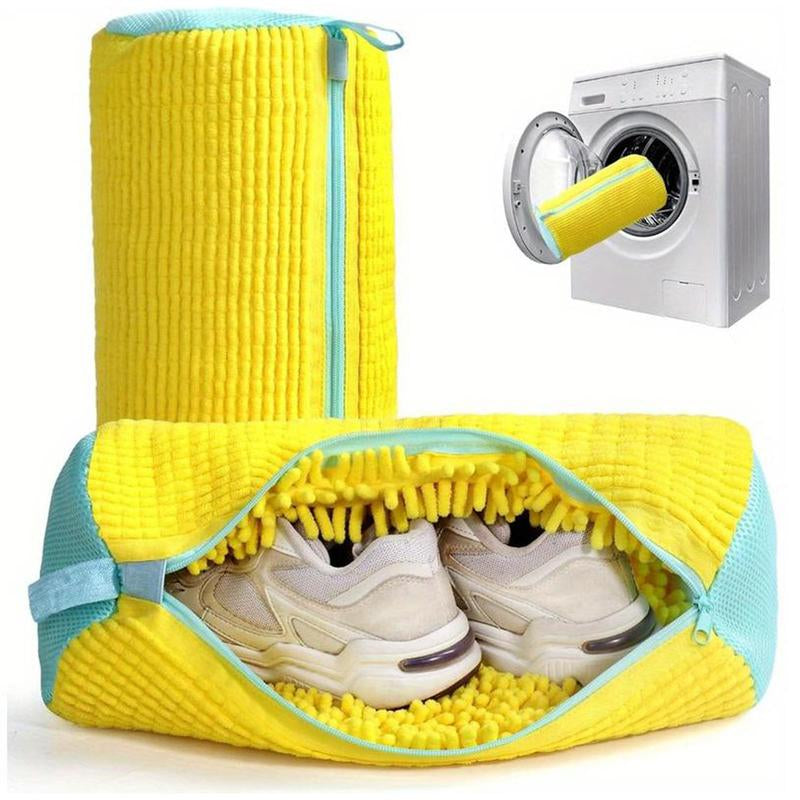 Washing Machine Shoe Bag, 1Pc Durable Zipper Shoes Removable Washing Bags, Shoe Storage Bag, Laundry Tools & Accessories for Home Laundry Room, Laundry Room Organiser, Laundry Products
